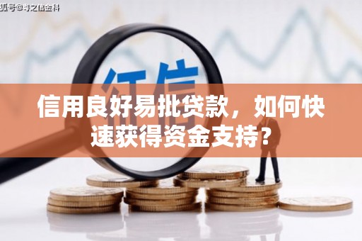 根河信用良好易批贷款，如何快速获得资金支持？