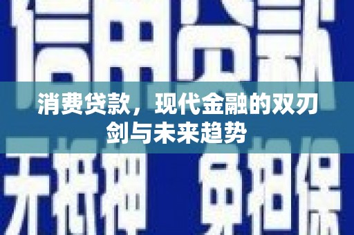 丰原消费贷款，现代金融的双刃剑与未来趋势
