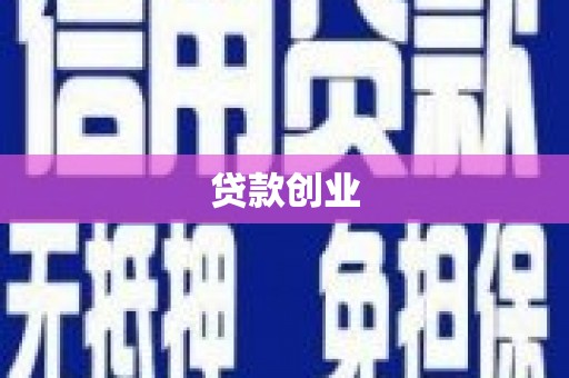 振兴贷款创业