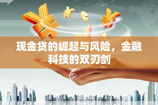 郁南现金贷的崛起与风险，金融科技的双刃剑