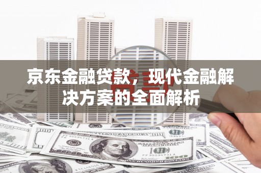 额济纳旗京东金融贷款，现代金融解决方案的全面解析