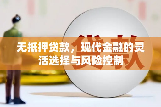石城无抵押贷款，现代金融的灵活选择与风险控制