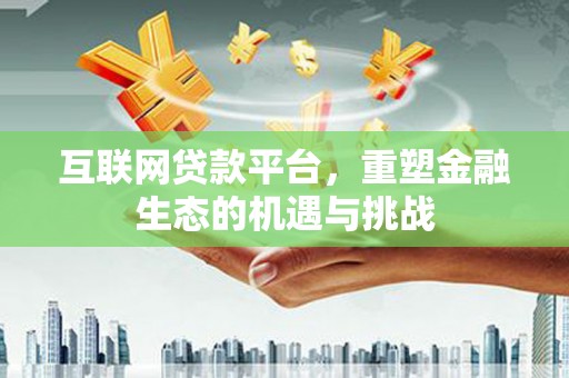 海盐互联网贷款平台，重塑金融生态的机遇与挑战