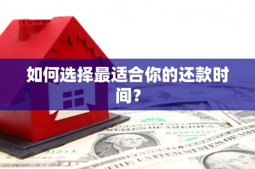 永善如何选择最适合你的还款时间？