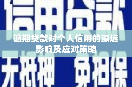 北区逾期贷款对个人信用的深远影响及应对策略