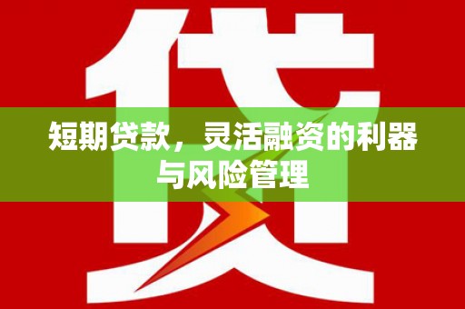 小港短期贷款，灵活融资的利器与风险管理