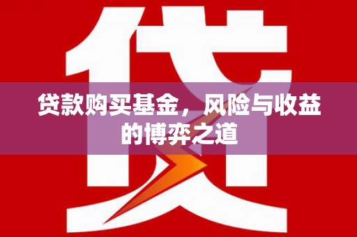 巴里坤贷款购买基金，风险与收益的博弈之道
