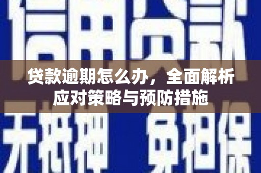 淇县贷款逾期怎么办，全面解析应对策略与预防措施