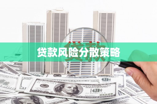 思茅贷款风险分散策略