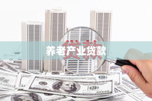 荔波养老产业贷款